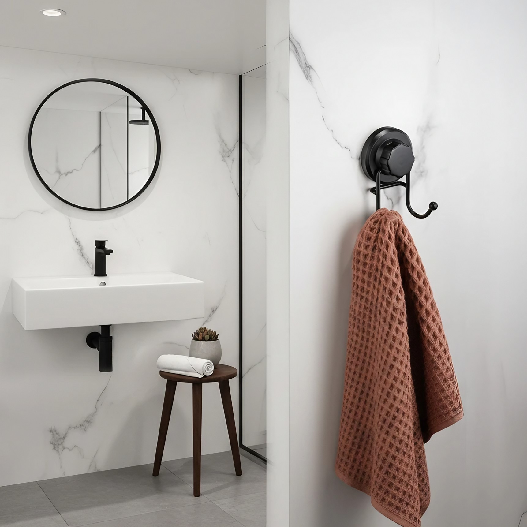 Крючок двойной на вакуумной присоске - фото 5