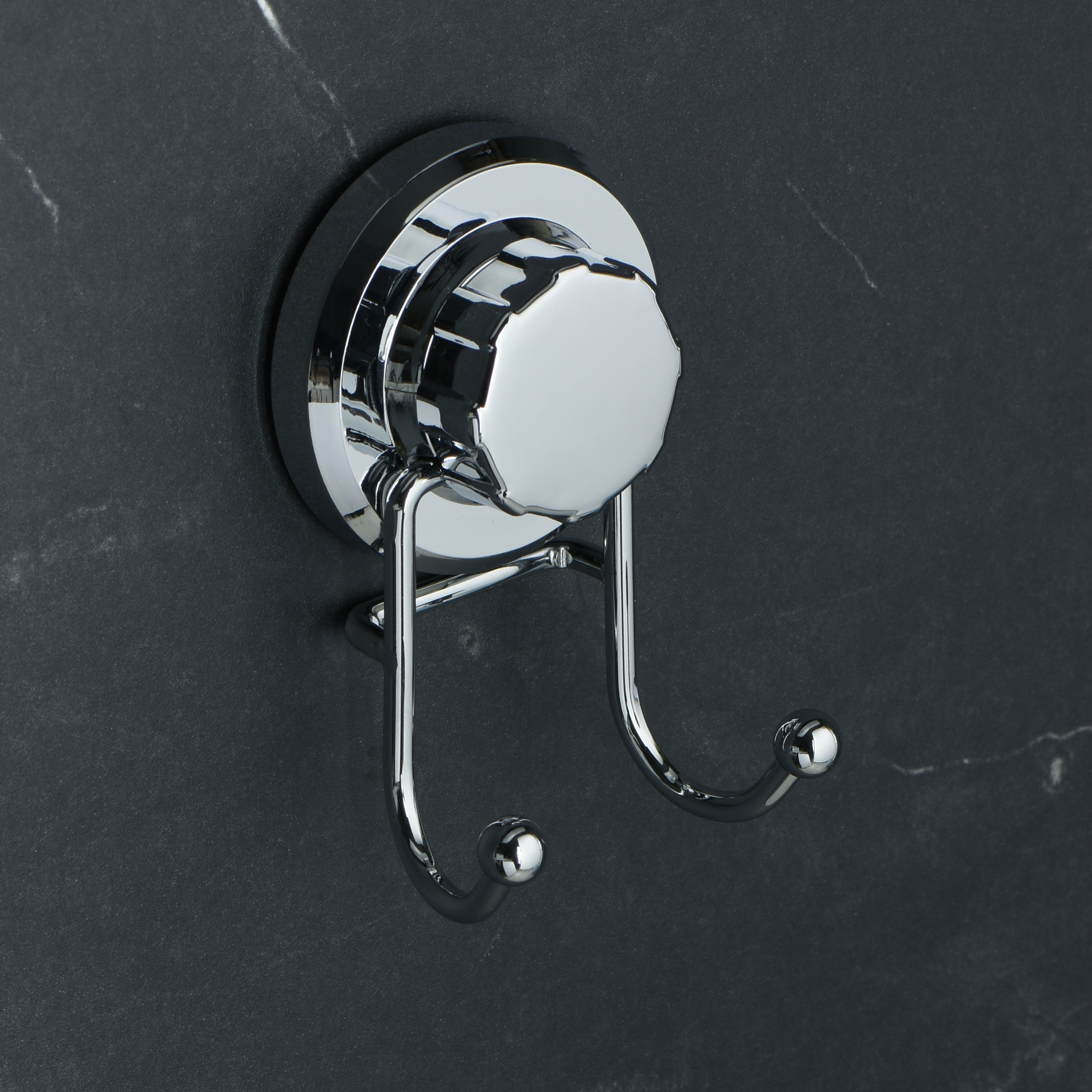 Крючок двойной на вакуумной присоске - фото 3