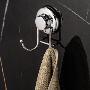 Фото Крючок двойной на вакуумной присоске