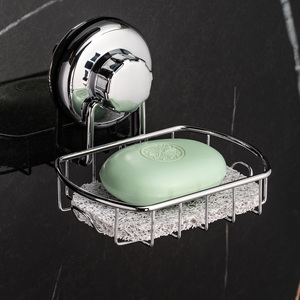 Фото Мыльница на вакуумной присоске (полированная нержавейка)