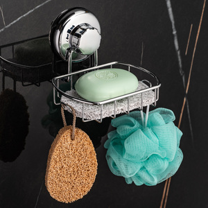 Фото Мыльница на вакуумной присоске (полированная нержавейка)