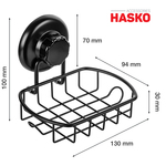 Мыльница на вакуумной присоске (Black) - фото 6